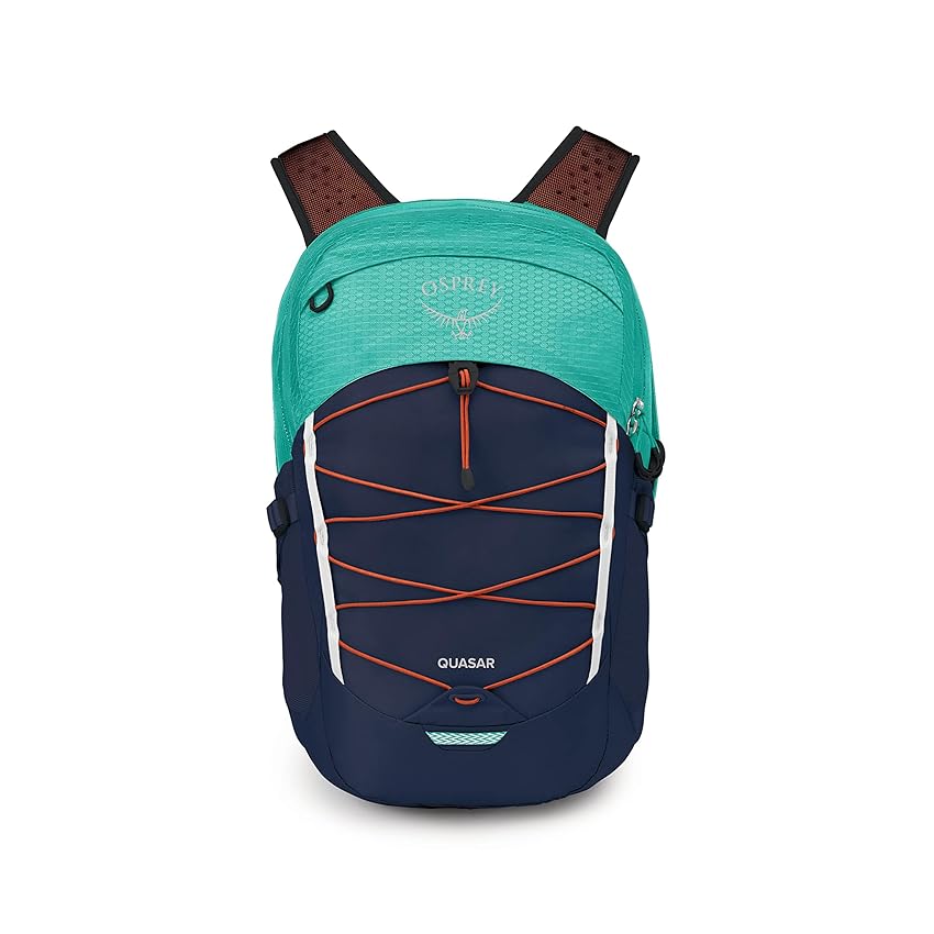 Osprey Quasar, Zaino per Uso Quotidiano e Brevi Spostamenti, Unisex, Reverie Verde/Cetacean Blu O/S