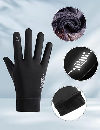 Miniatura 4 de Guantes cálidos de invierno para hombres y mujeres, compatibles con pantalla táctil, ideales para deportes, esquí, ciclismo, senderismo y aventuras