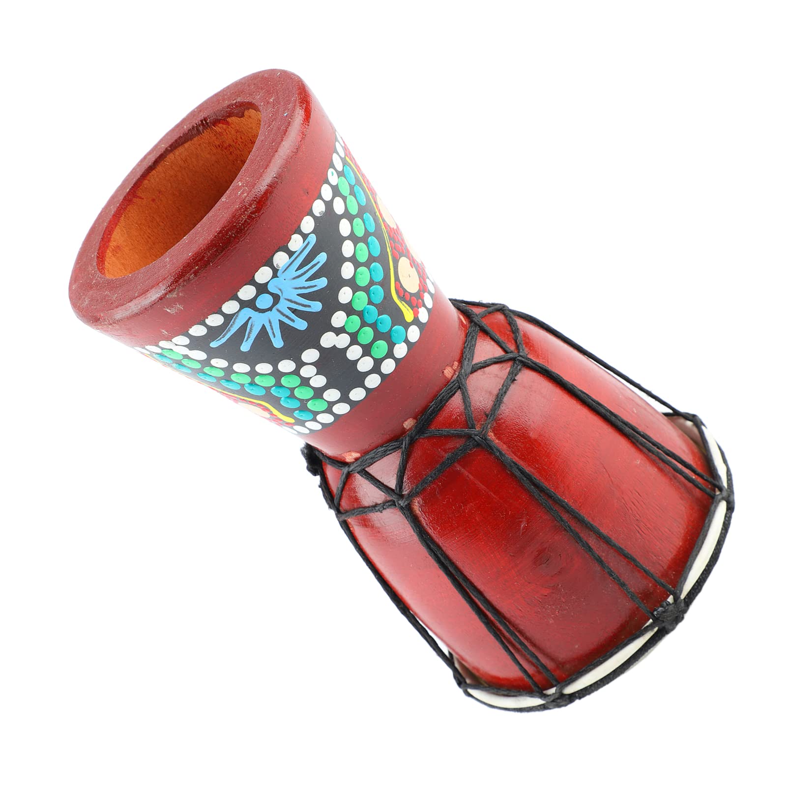 Djembe Drum Hand Carved Wooden African Hand Drum for Adults Beginners Educational Musical Instrument for Classroom Home Party