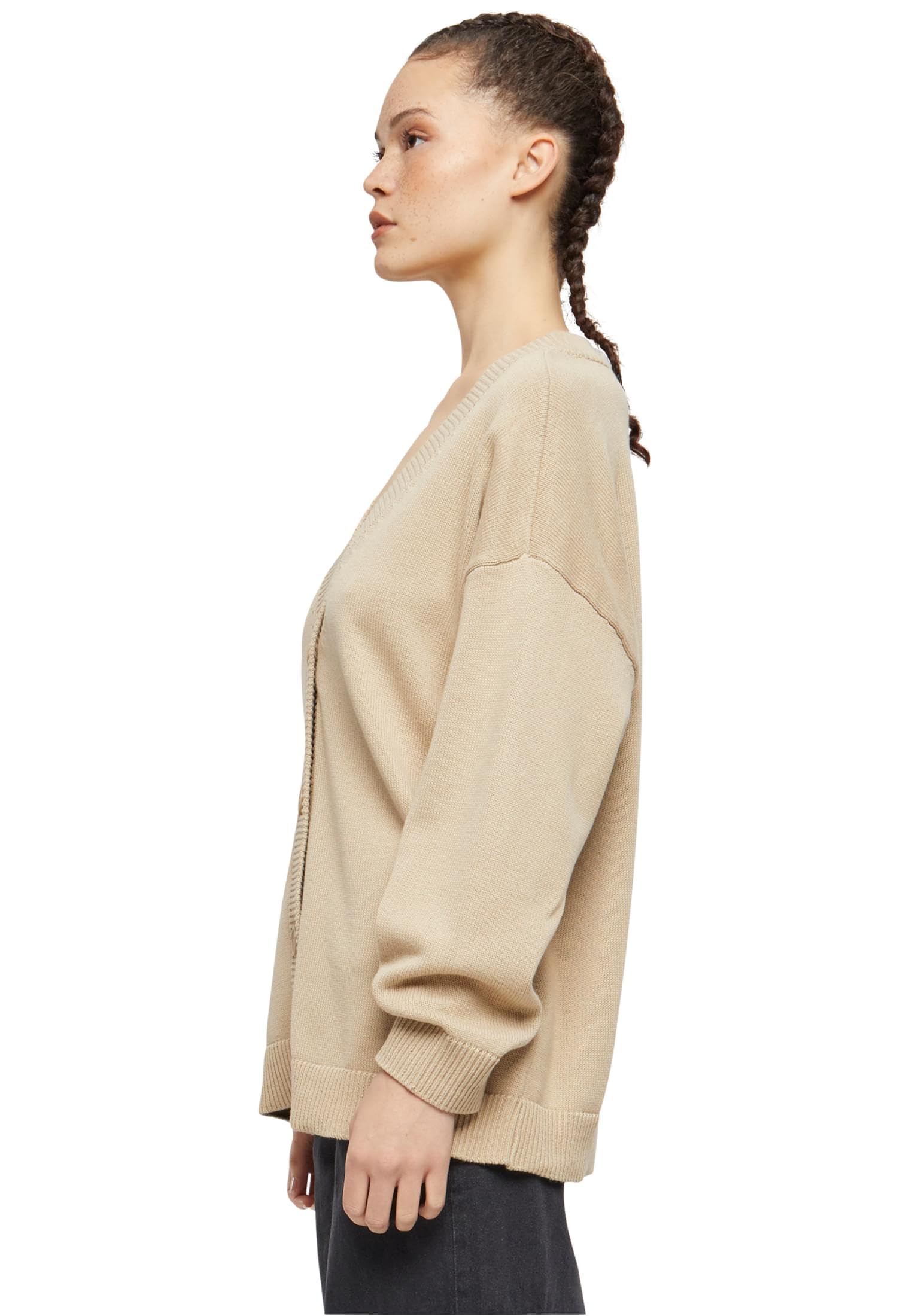 Urban Classics Kardigan Kobiety Damski Duży Kardigan Oversize