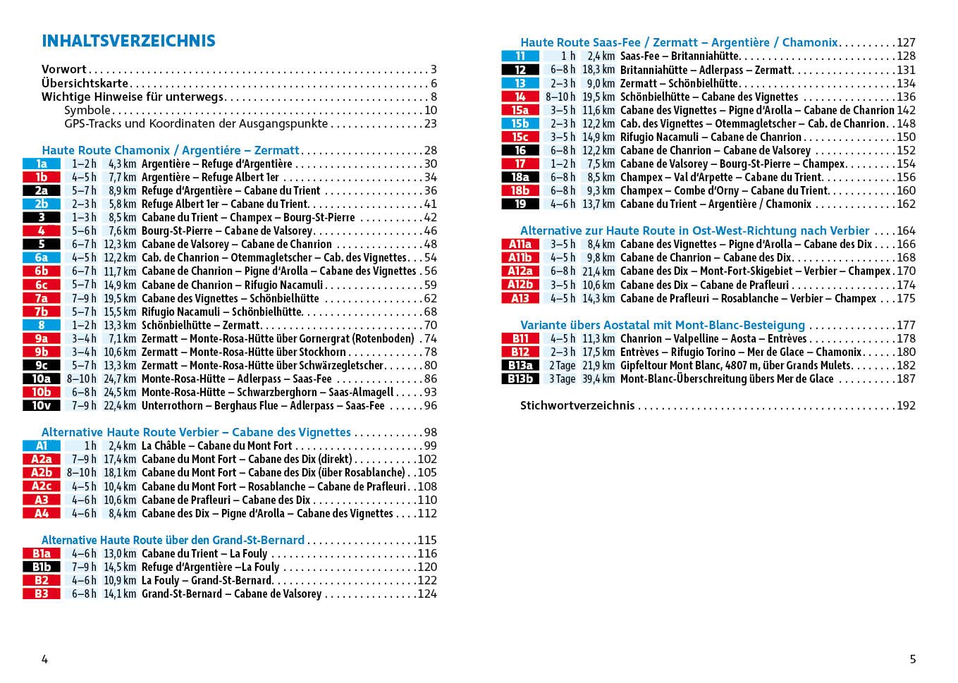 Haute Route: Von Chamonix nach Zermatt / Saas Fee. Alle Etappen. Mit GPS-Tracks (Rother Skitourenführer)