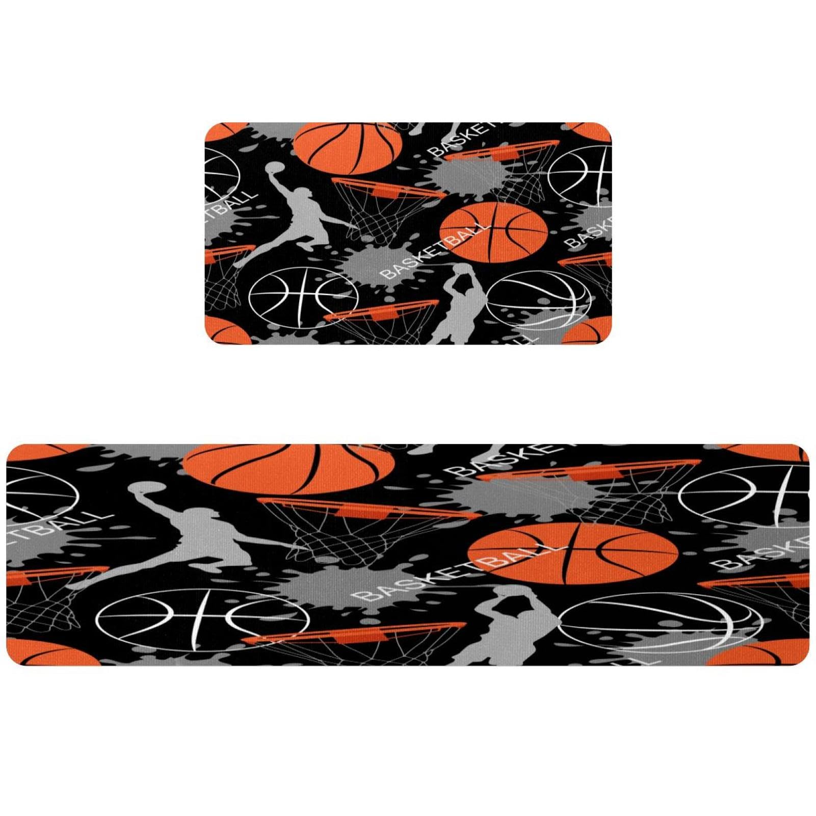 Alfombrillas de cocina de baloncesto para pasillo y cuarto de lavado
