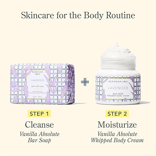 Miniatura 67 de Beekman 1802 Barra de jabón corporal de leche de cabra, puro, sin fragancia, 9 onzas, nutre, hidrata e hidrata - Jabón 100% vegetal con ácido