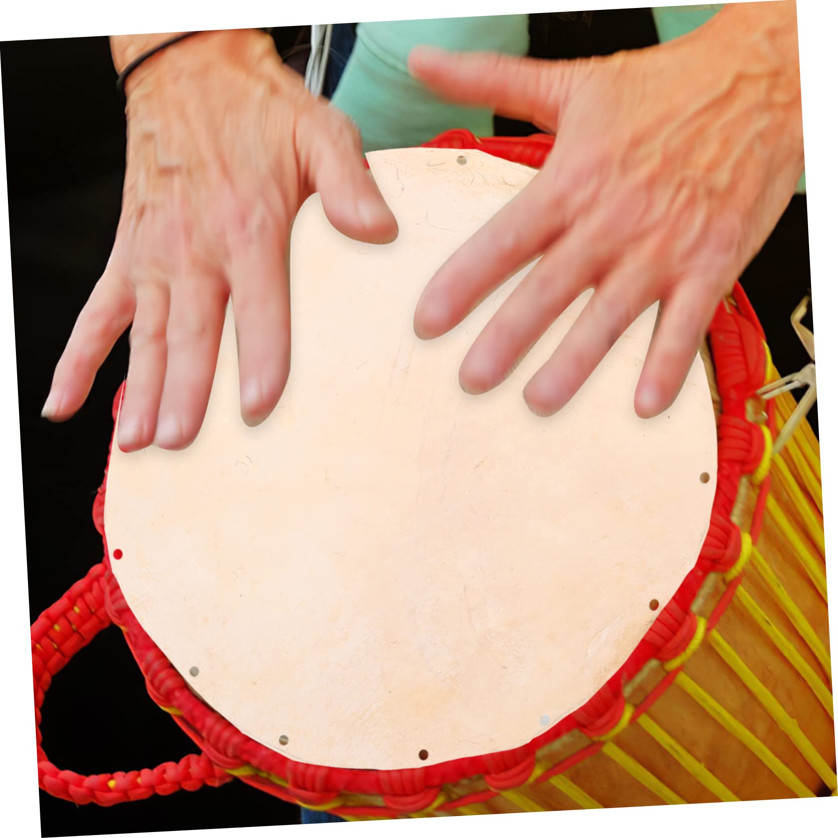 HEMOTON 4piezas De De Reemplazo Para Hand Drum De Natural Para Percusión Africana Instalación y Estable