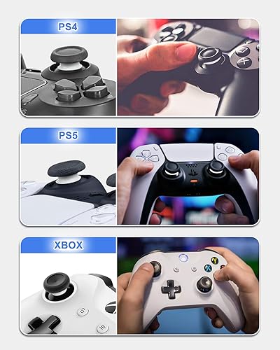 Miniatura 6 de 20 Pcs DEVASO Joystick Protectors White Silicone Elastic Joystick Protector RingInvisible Protection During Gaming Compatible with Steam