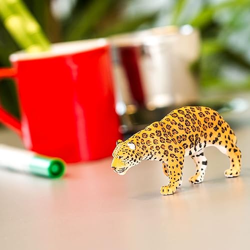Miniatura 10 de Safari Ltd. Figura de Jaguar – Figura de modelo de juguete realista pintada a mano – Juguete divertido y educativo para niños, niñas y niños a