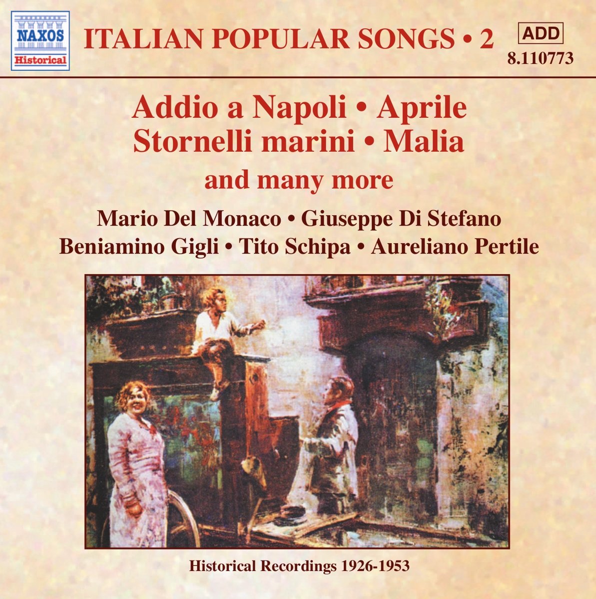 ITALIAN POPULAR SONGS, Vol. 2