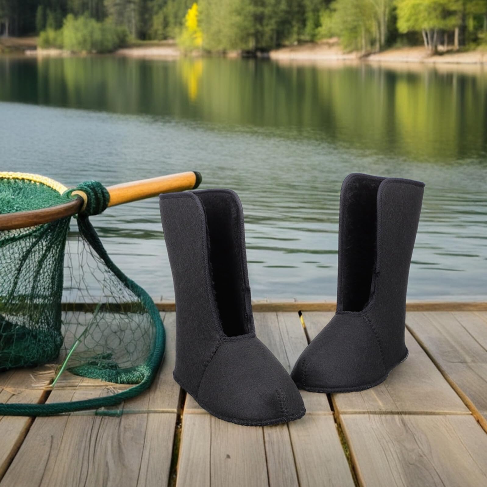 DECHOUS 2 Paires Semelles Isolantes pour Hiver Homme Doublures Intérieures Amovibles pour Randonnée Chaussures Chaudes Confortables pour Froid