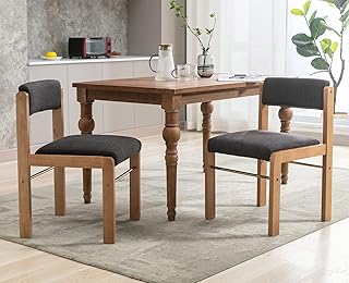 Wahson Upholstered Dining Chairs Set of 2 Lin...,