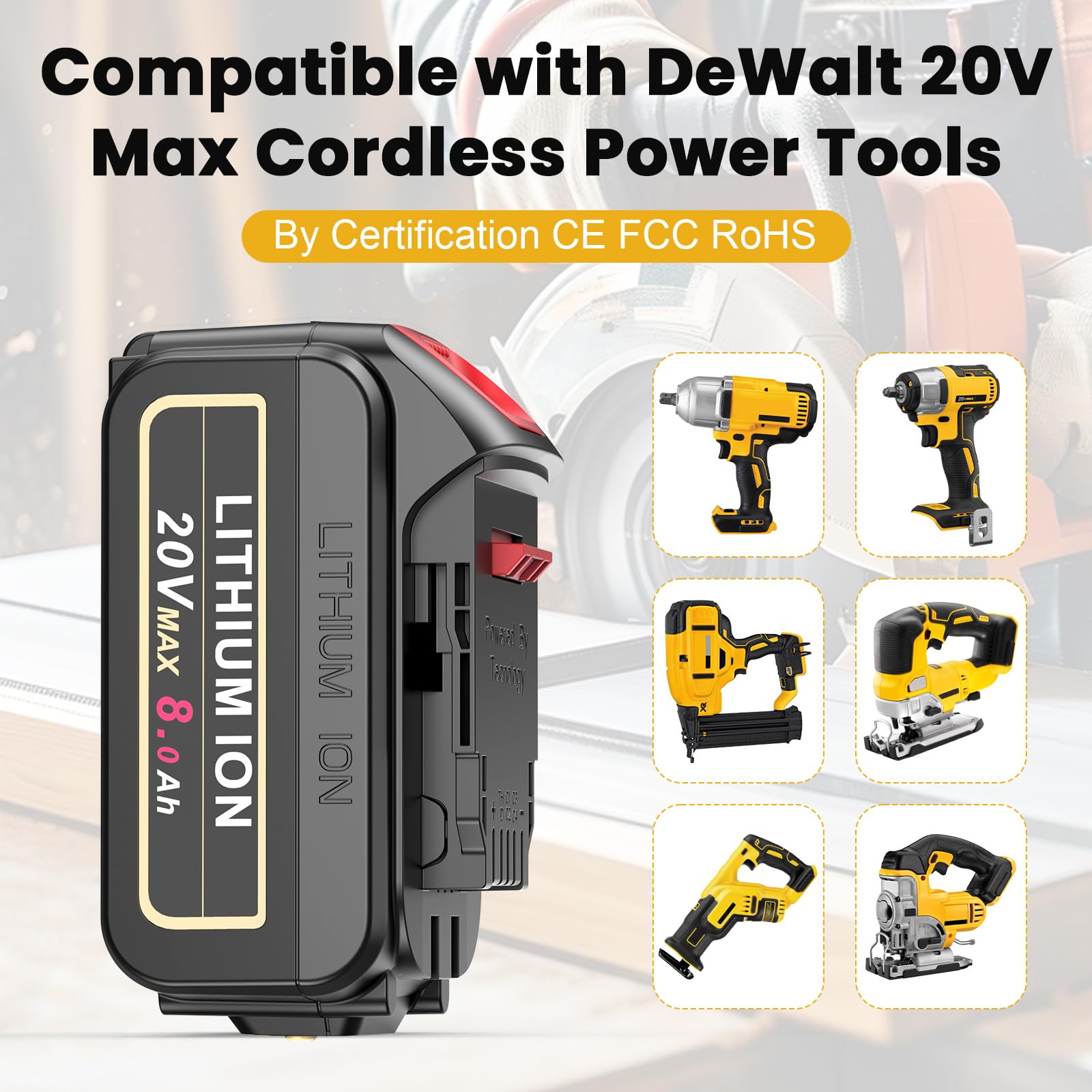18v Battery Compatibility Dewalt Battery Size Comparison 20 Volt