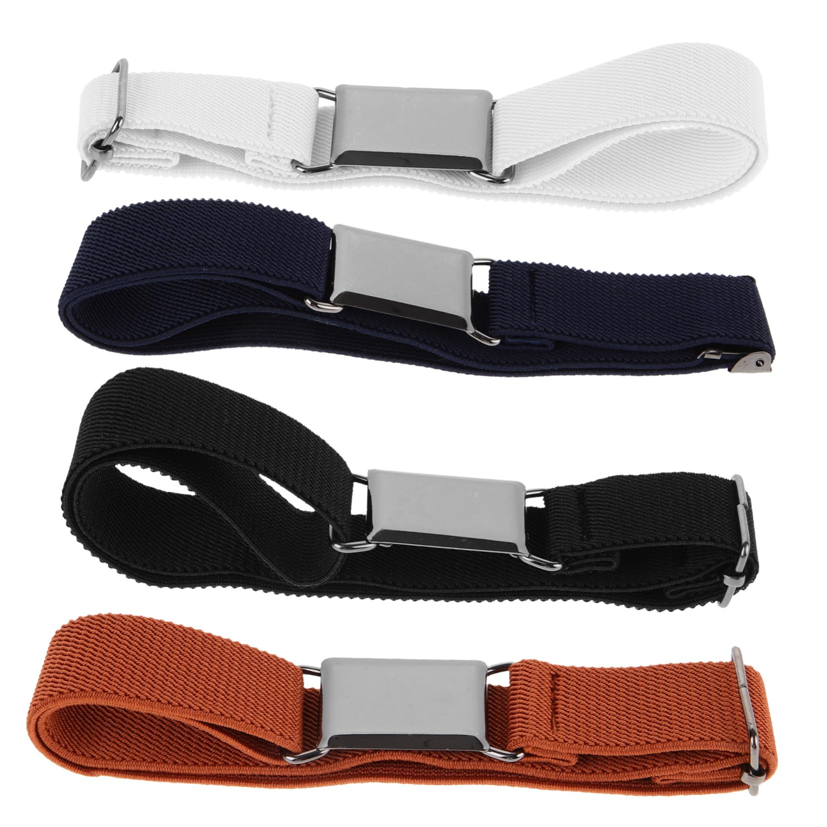 TOVINANNA Elastic Boys and Girls Belt 4 Pack Girls Boys Waist Belt for Pants Dresses School Uniforms Fashion and Stylish