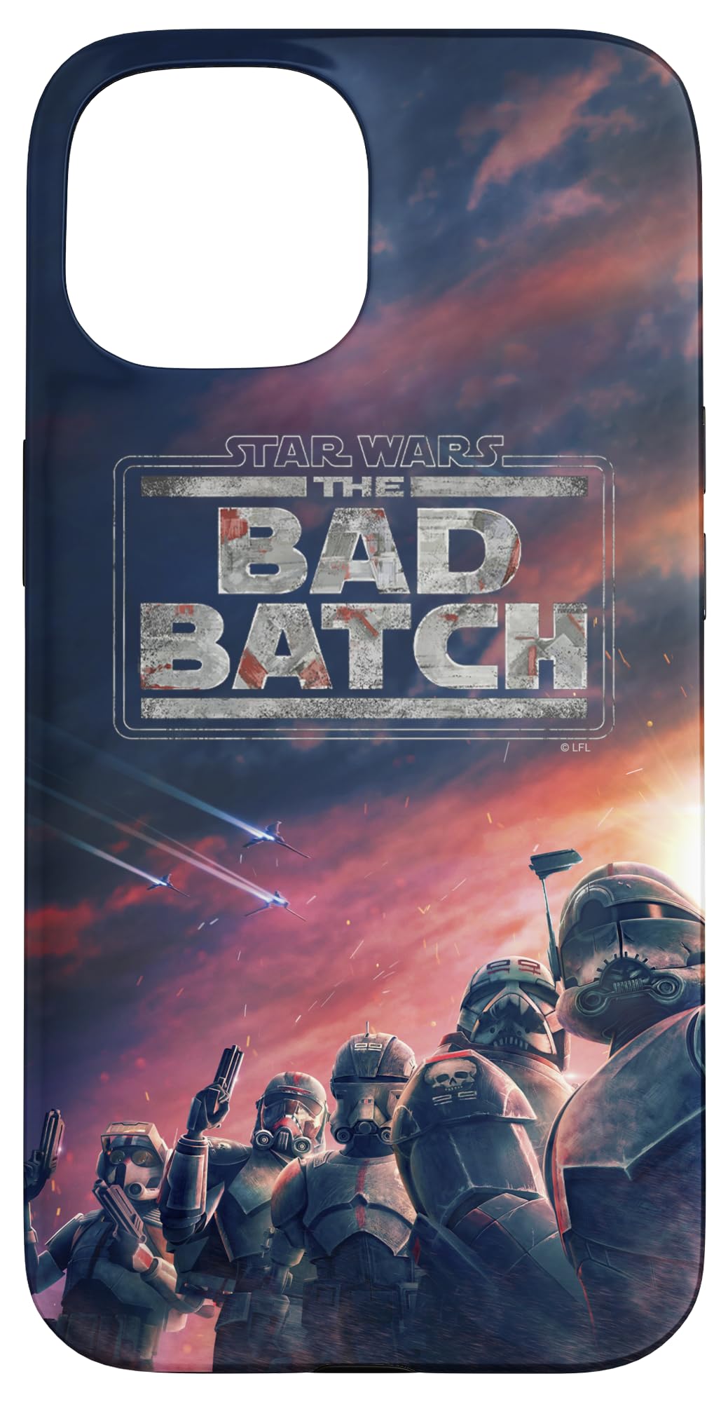 Coque iPhone 15 Star Wars protection antichoc The Bad Batch Sunset Poster - 4