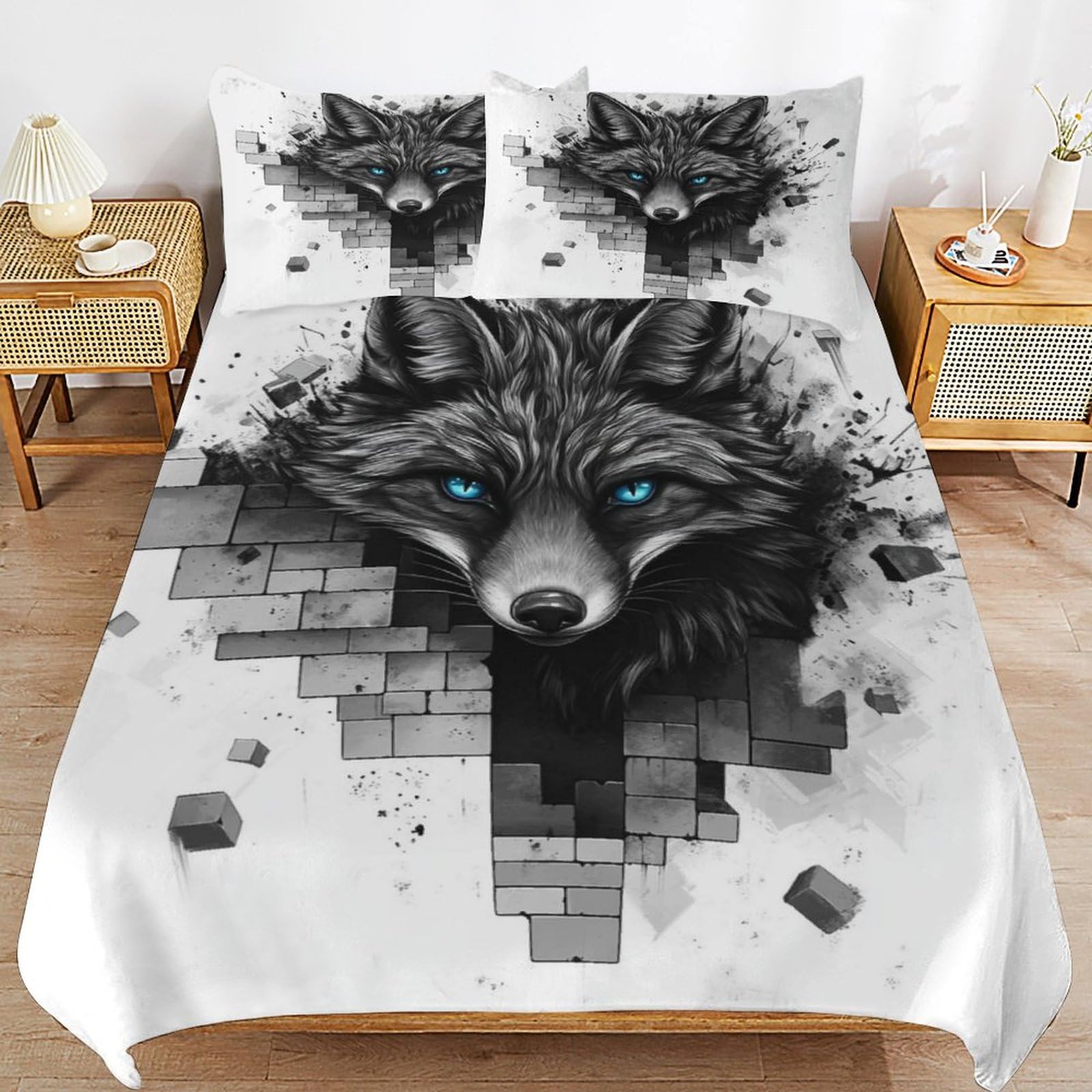 Funda nórdica de zorro 135x200 para camas infantiles que transforma el dormitorio de tus hijos