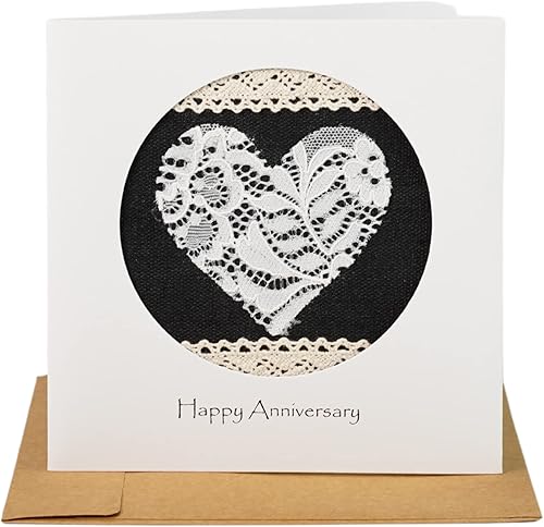 Miniatura 10 de Tarjeta de aniversario del 19 aniversario para ella él, hecha a mano de bronce y cobre para parejas, esposa, marido (19)