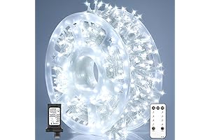 600 LED Christmas Lights: Festive and Convenient for Indoor-Outdoor Decor
