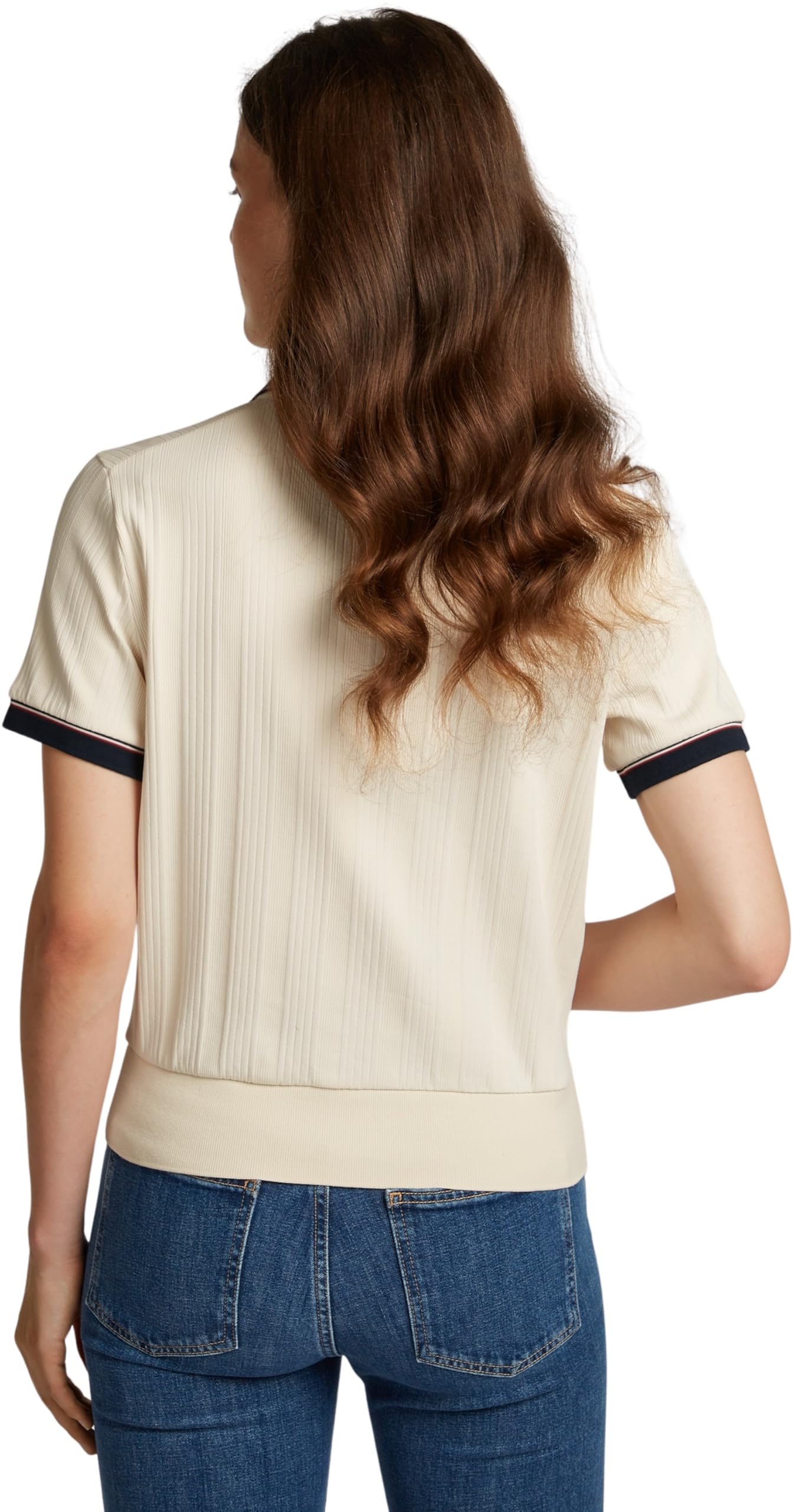 Tommy Hilfiger Polo Manches Courtes Femme Regular Fit