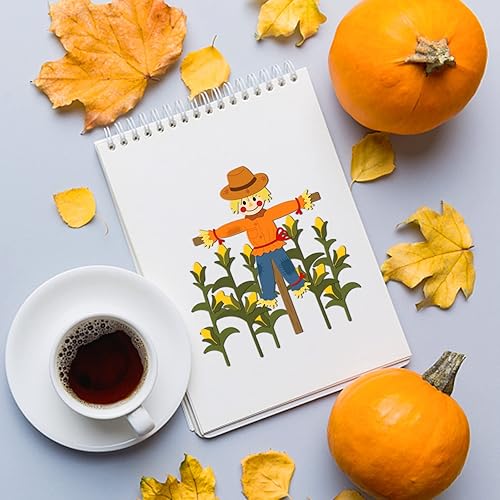Miniatura 3 de GLOBLELAND Troqueles de corte de espantapájaros de Halloween para bricolaje, álbumes de recortes, metal, cosecha, otoño, cosecha, troqueles, día de