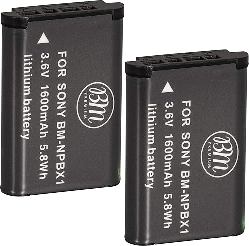 BM 2 NP-BX1 NP-BX1M8 Baterías para Sony CyberShot ZV-1 II, DSC-RX100, RX100 II, RX100 III, RX100 IV, RX100 V, DSC-RX100 VI, RX100 VII, DSC-RX1R,