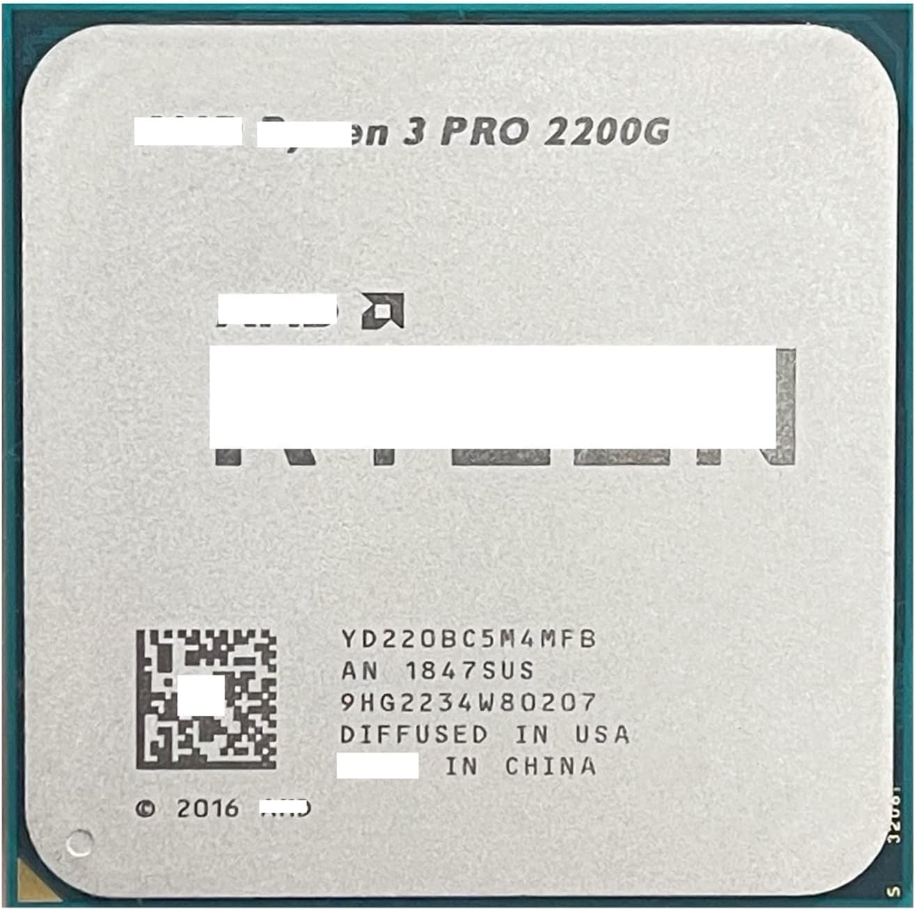PRO 2200G R3 PRO 2200G GHz クアッドコア CPU プロセッサ 65W - Main Image