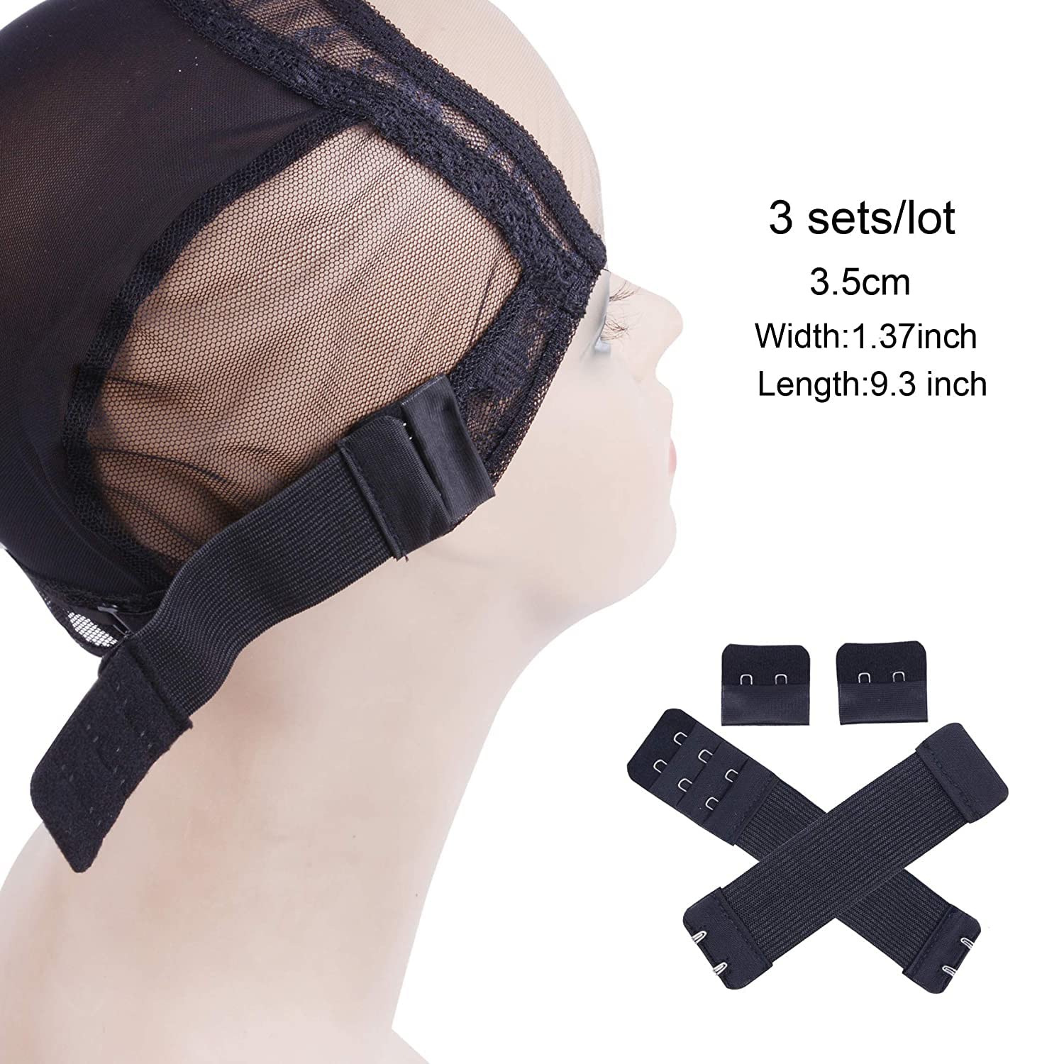 10 Stück Verstellbare Perückenbänder – Elastische Gummibänder Zum Befestigen Von Perücken