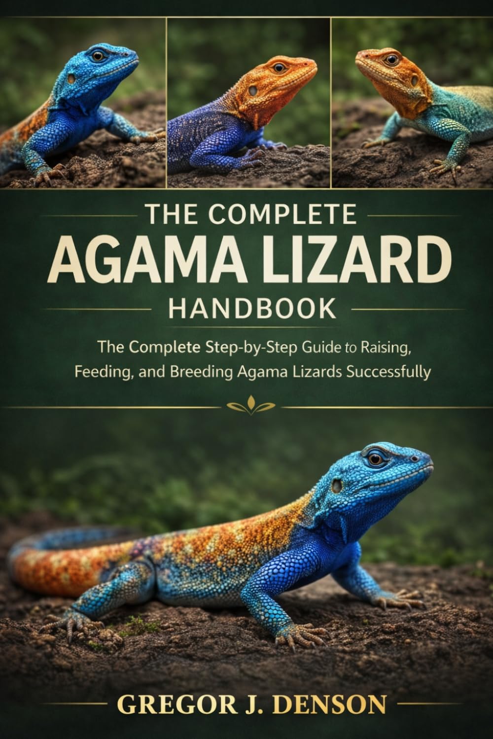 THE COMPLETE AGAMA LIZARD HANDBOOK: The Complete Step-by-Step Guide to Raising, Feeding, and Breeding Agama Lizards Successfully