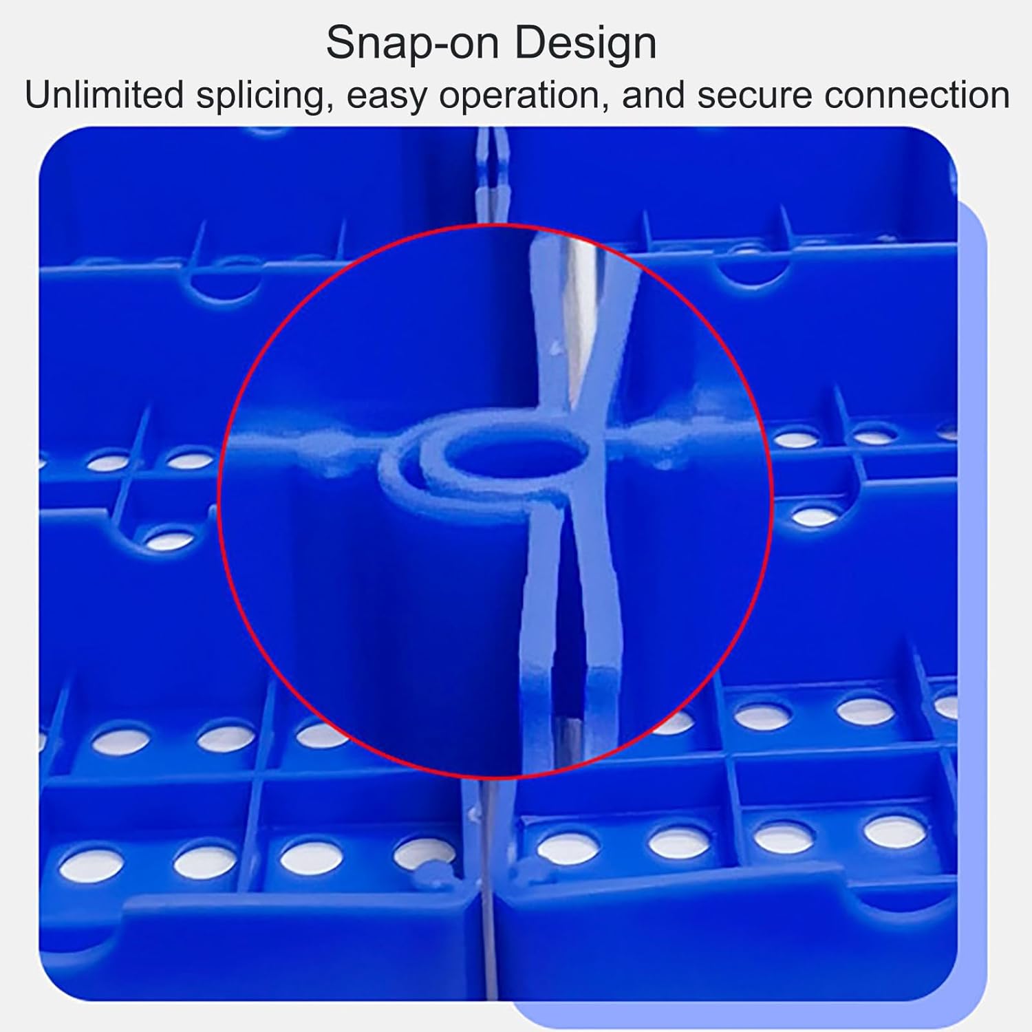 Nestable Plastic Pallets, Breathable Grid Floor Pallet, Waterproof Storage Grid Pad, HDPE Breathable Grids Article Racks, for Restaurant Kitchens Shops Supermarket Basement(60x60x3cm/24x24x1in)