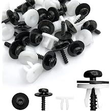 30PCS Engine Splash Shield Guard Undertray Cover Screws Bolt Nut Clip Kit Compatible with Ford Escape F-150 Edge Focus Fusion C-Max S-Max Transit Lincoln MKC W708591S424