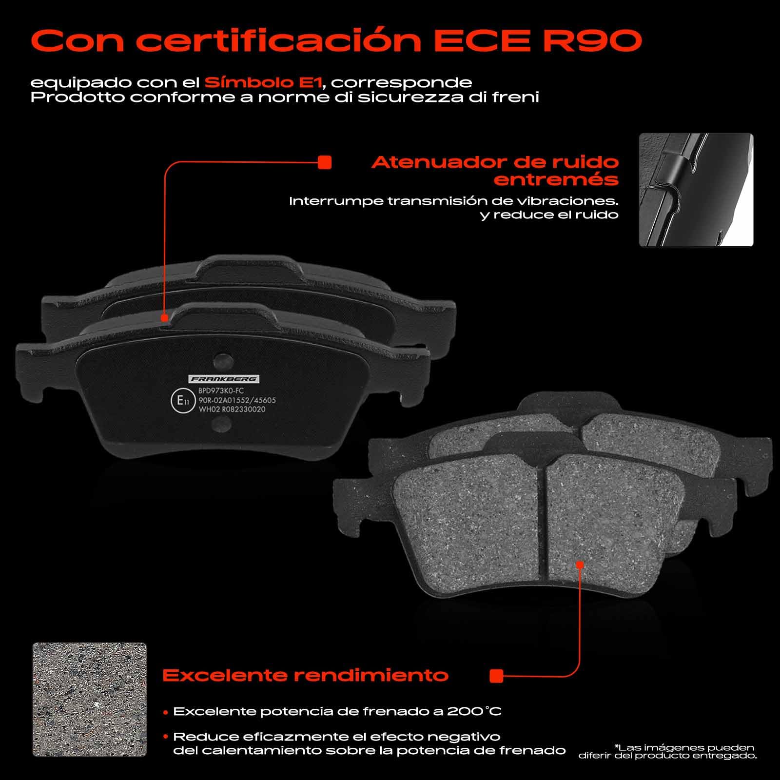 Frankberg 2 discos de freno 4 pastillas de freno | 402021651R; Compatible con: Espacio IV JK0/1, Vel Satis BJ0