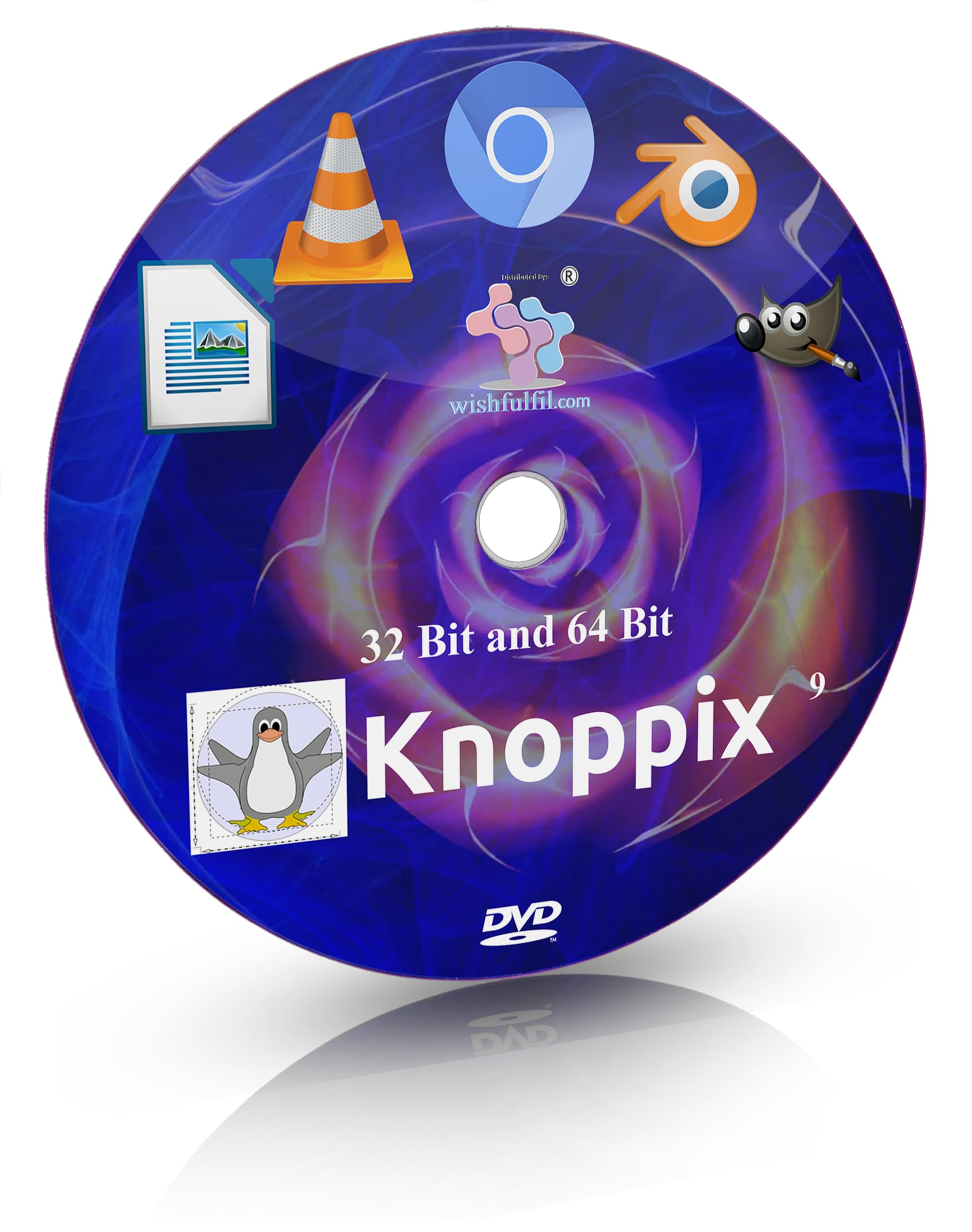 wishfulfil Knoppix 9 LXDE 32 Bit and 64 Bit Live Bootable Installation DVD (B073YRG5KV) Amazon Price History, Amazon Price Tracker