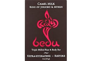 Bedu Camel Milk Soap Bar: Rose of Jericho & Myrrh