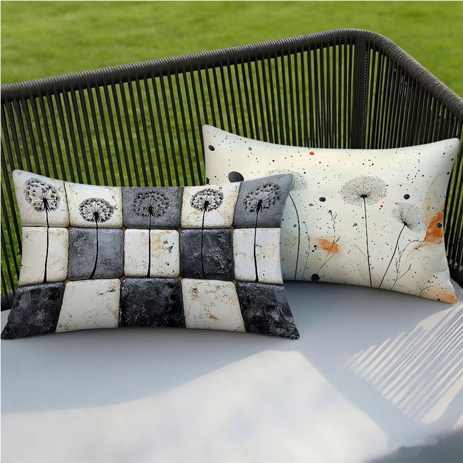 Federe Cuscino 60x80 Set di 2, Crema Federe Cuscini Divano Lino, Rettangolari Copricuscini 60x80cm Con Cerniera Invisibile, Copricuscino per Camera Letto Casa Decorazioni Regalo, Semplice kj-2238