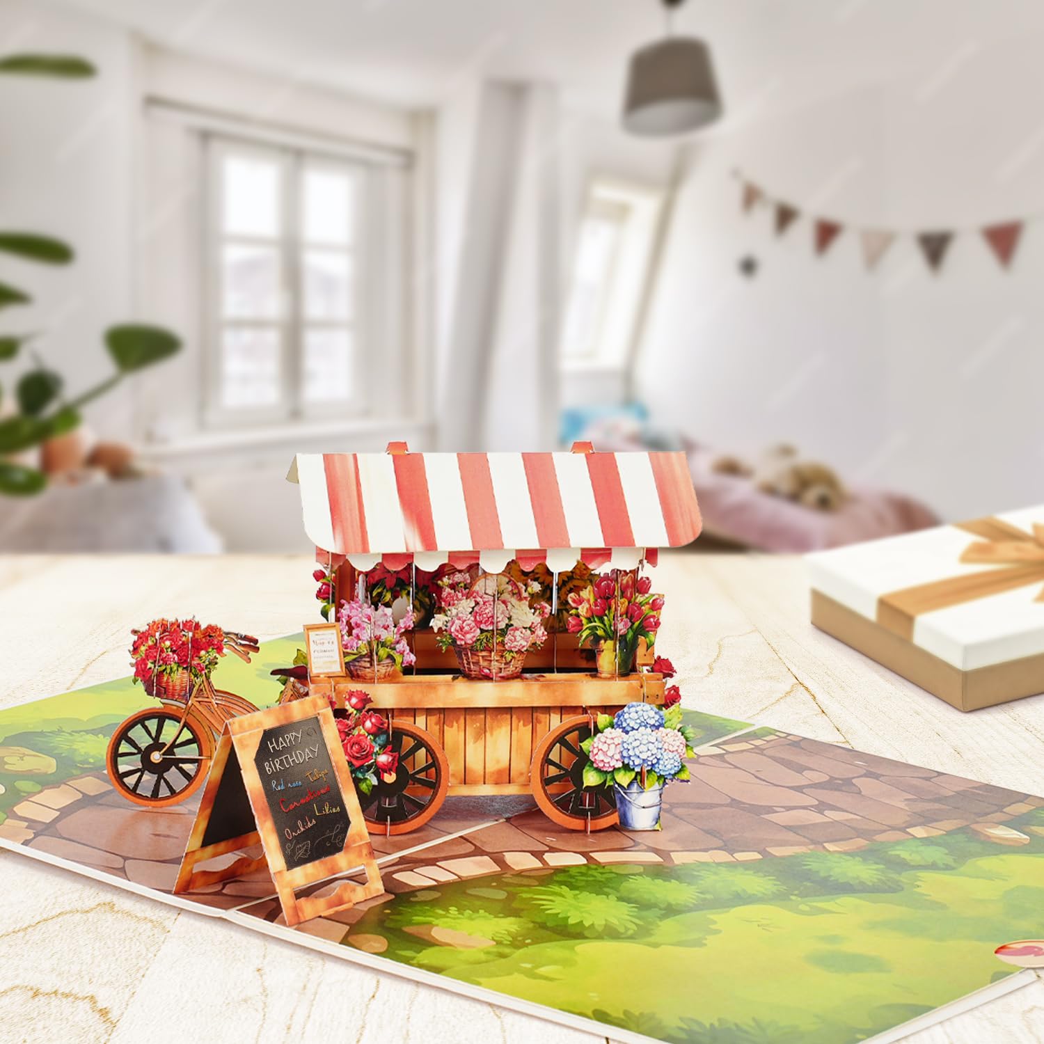 Snapklik.com : PopUpia Handmade 3D Happy Birthday Pop Up Card Flower ...