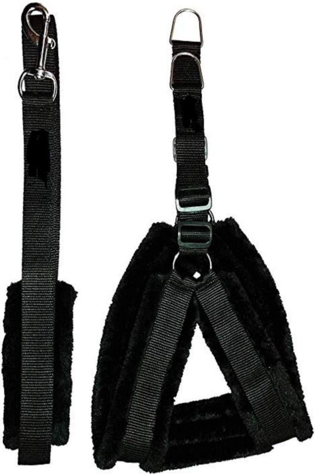 Eagle Pets Adjustable Nylon Dog Harness & Leash Set with Fur . (Black, Small) (B08DMYM2R1) Amazon Price History, Amazon Price Tracker