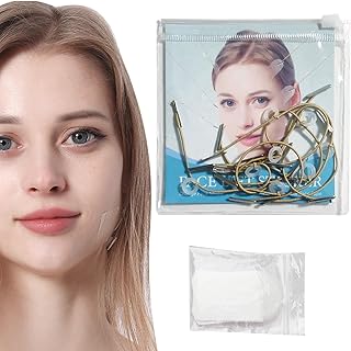 lifting facial | levantamento pele transparente,Adesivo lifting facial à prova suor para o pescoço e o queixo adesivo pele para lifting facial e lifting