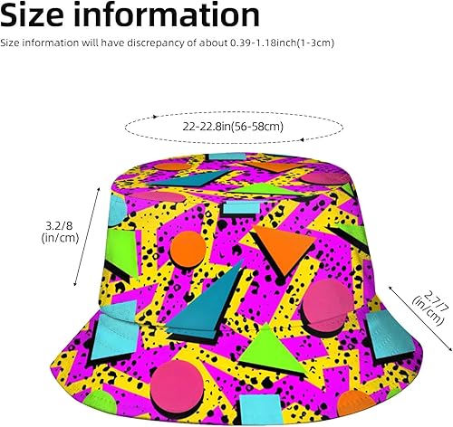 Miniatura 2 de Sombreros retro de moda de los años 80 y 90 para mujeres y hombres, traje de fiesta de festival rave