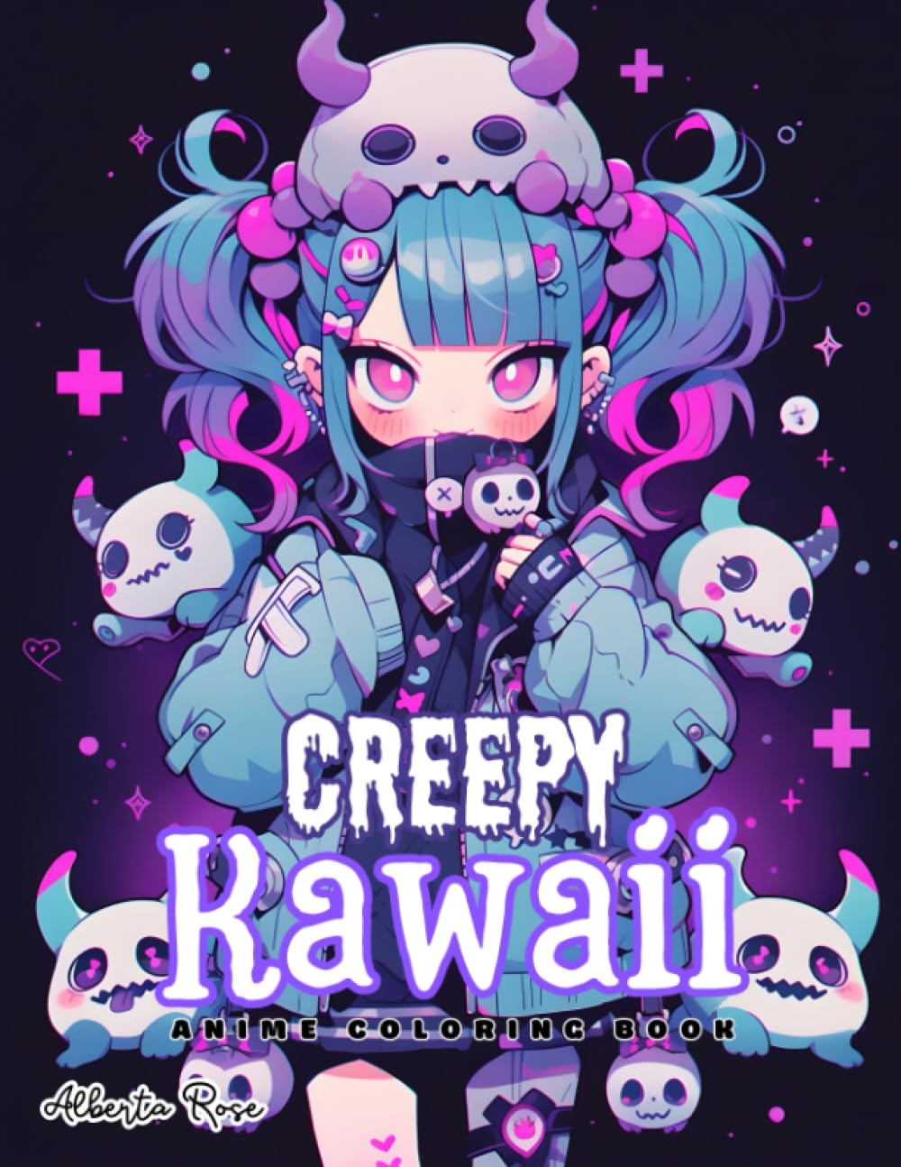 Creepy Kawaii Chibi And Monsters Coloring Book: Spooky Cute & Pastel Goth Anime Chibi Girls and Monsters Coloring Pages for Adults and Teens for ... and Relaxation | Adorable Anime & Manga Art