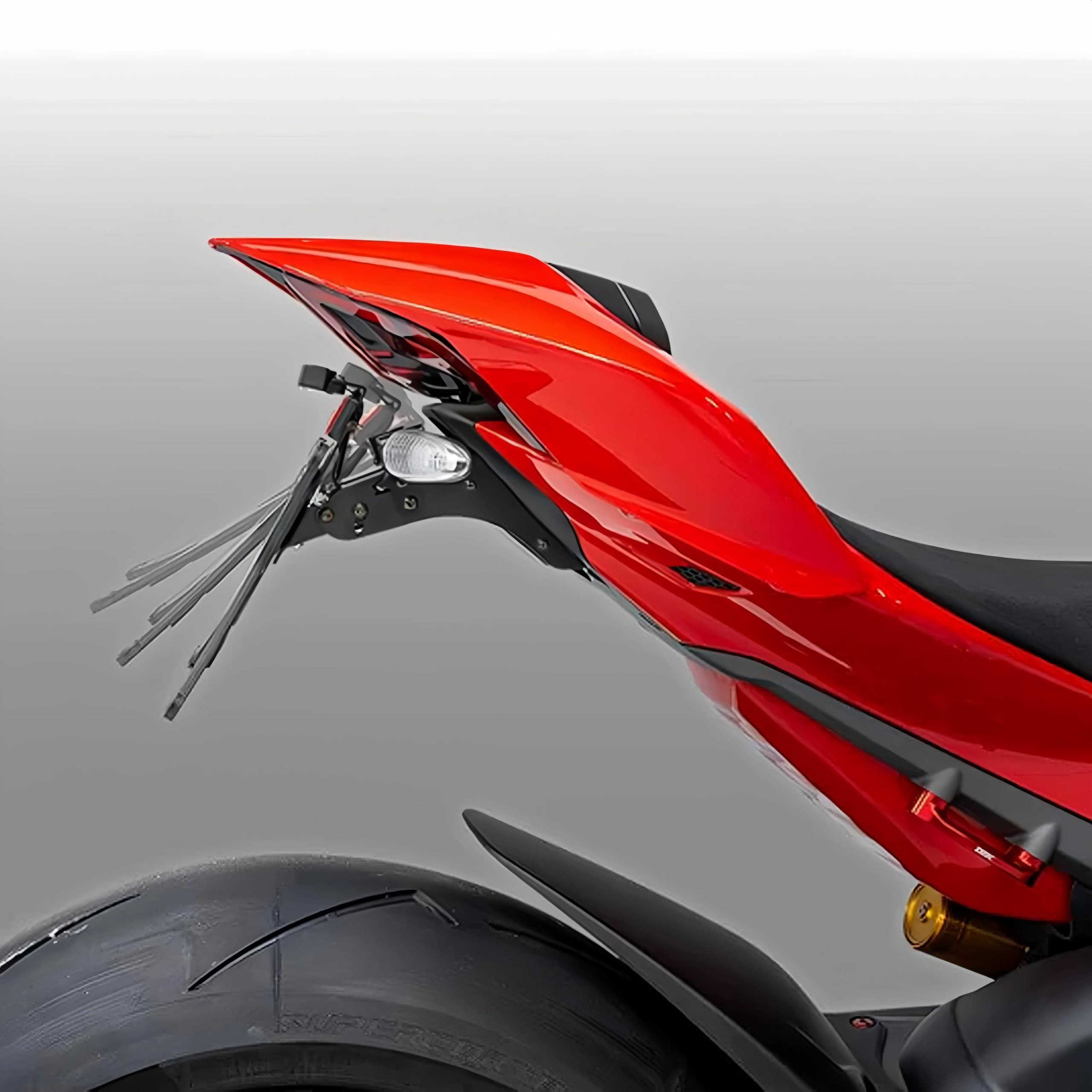 Amazon | AUSHOOL バイク用 フェンダーレスキットバイク ナンバー