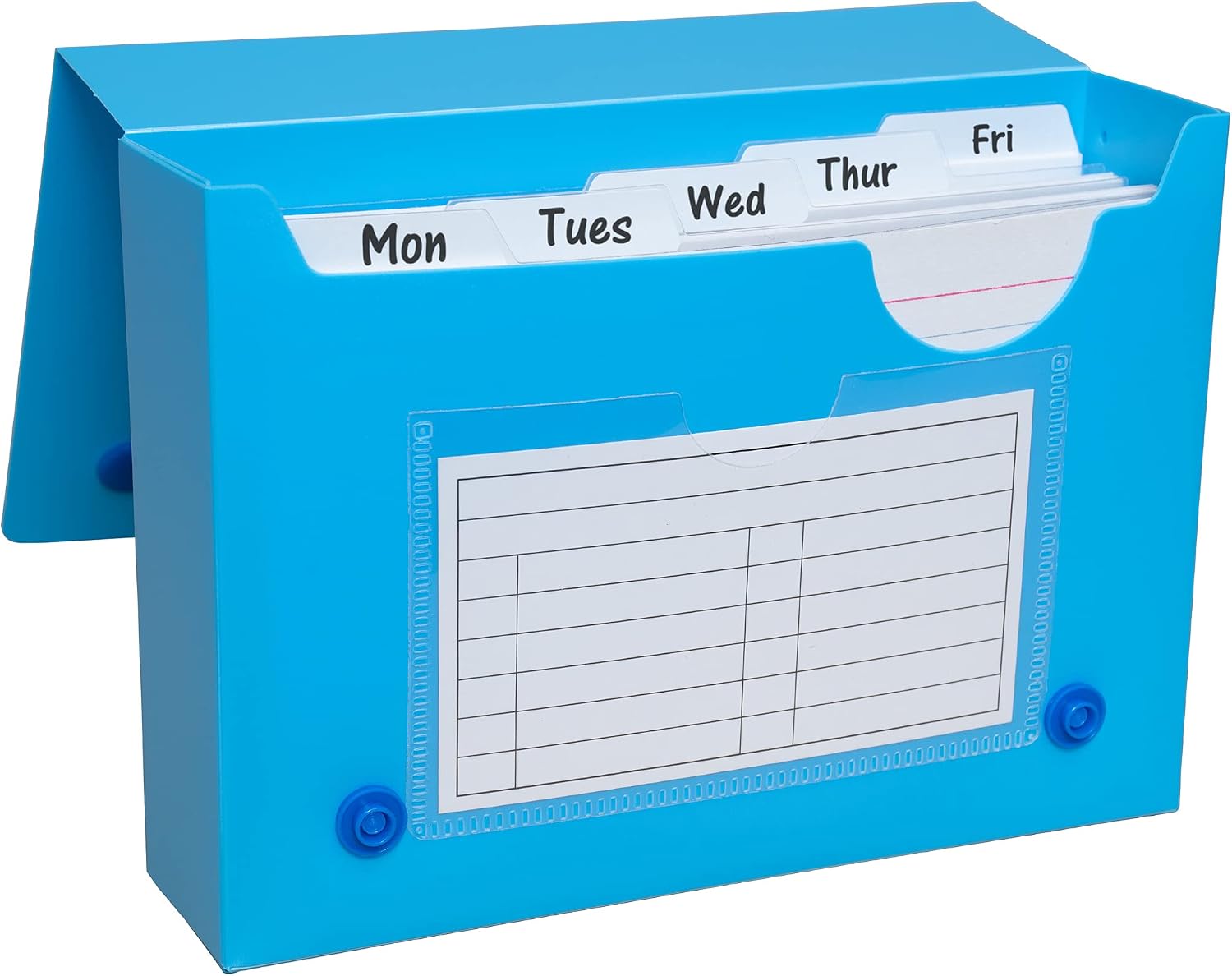 C-Line 58046 Index Card Case, Holds 200 4 x 6 Cards, Polypropylene, 1 Assorted Color
