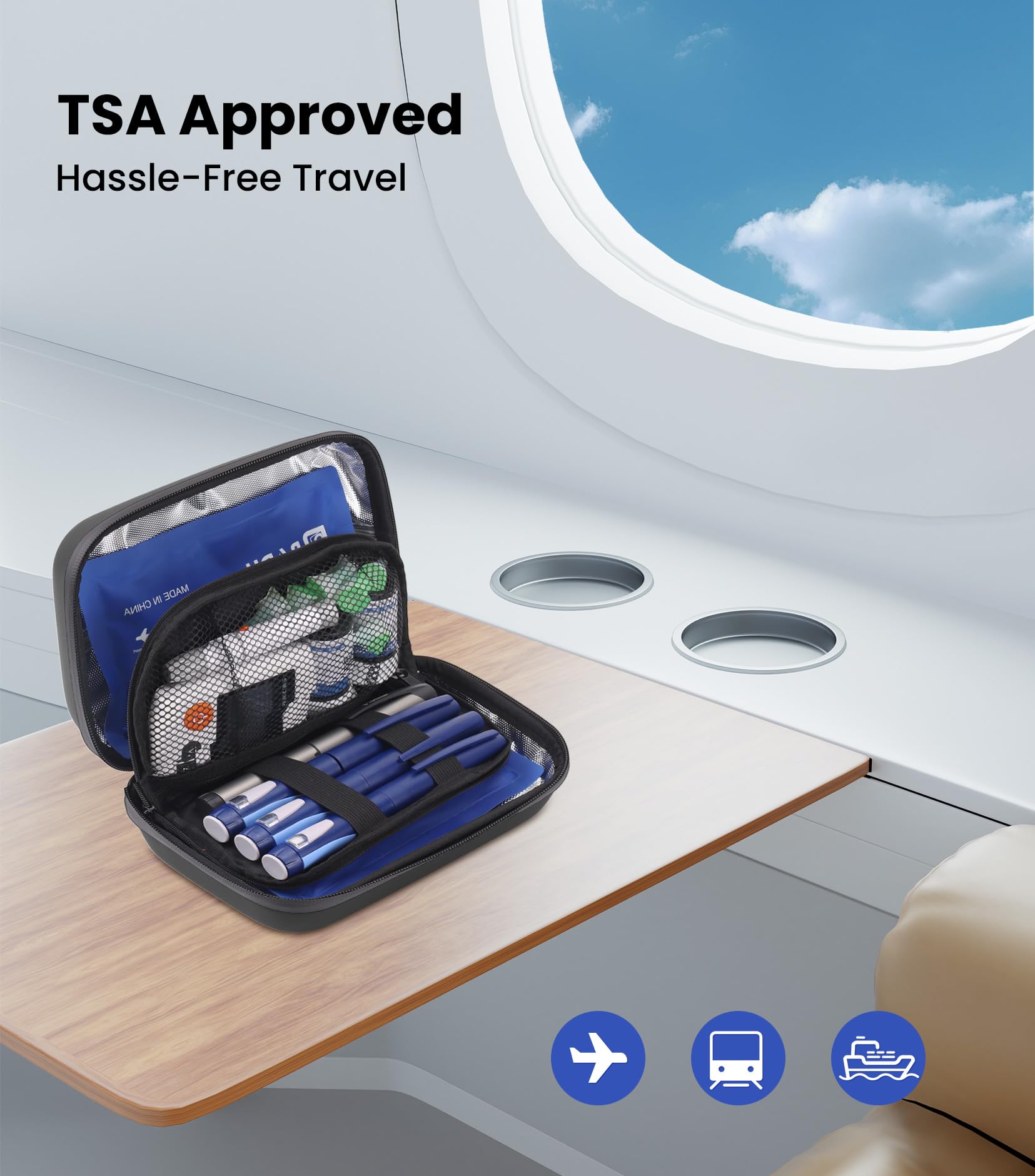 Amazon.com: TSA Approved Ice Packs for Travel, Pack of 2 (190g