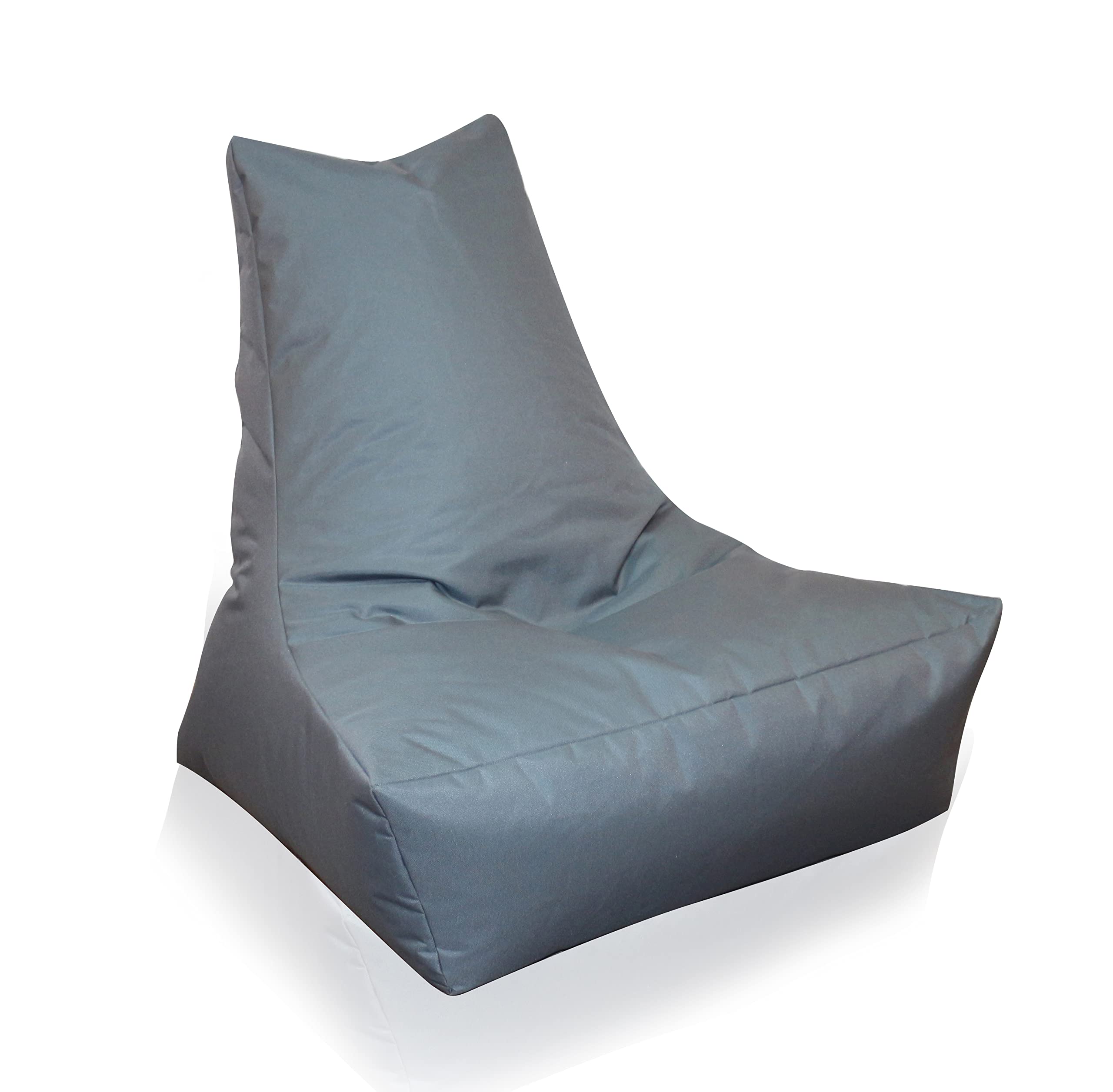 Mesana XXL Lounge-Sessel, ca. 100x90x80 cm, Sitzsack für Outdoor & Indoor, wasserabweisend, Farbe grau