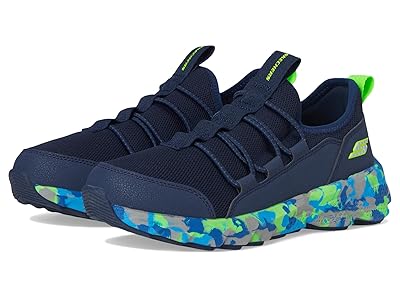 SKECHERS KIDS Elite Sport 403966L (Little Kid/Big Kid) Boys Shoes Navy/Multi : 13 Little Kid M, Synthetic/Textile