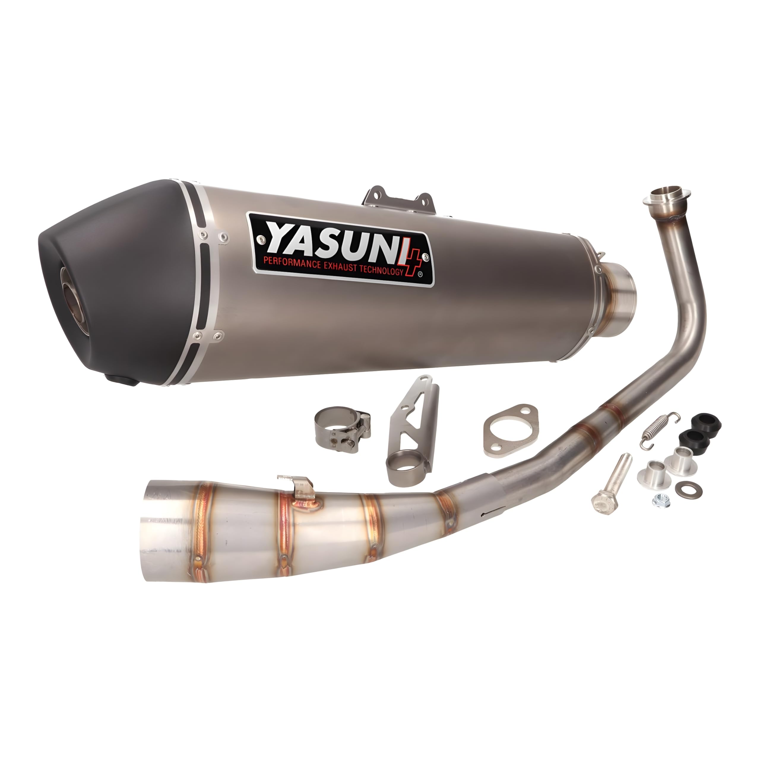 Yasuni TUB656 Auspuff Maxiscooter 4 Takt e9, Titan