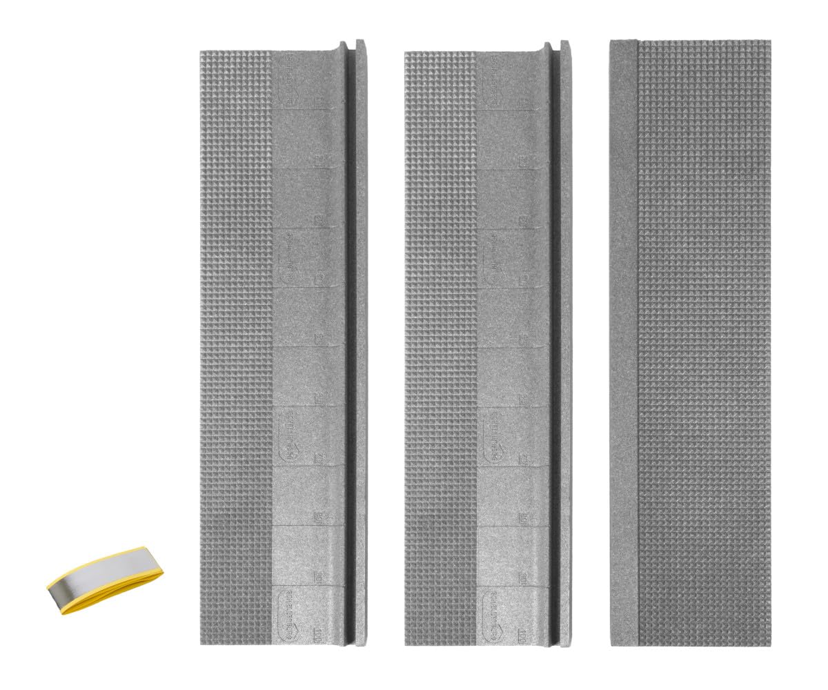 Aislamiento para cajones de persianas Schellenberg, 100x28,5x28 cm, gris, sistema de encaje para cajones, aislamiento térmico y acústico, protección contra moho, instalación sin herramientas, 66285