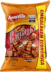 SALGADINHO DE TRIGO SABOR BACON 200G AMAVITA