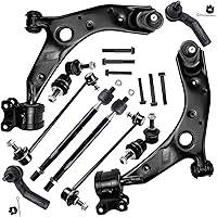 Vista 585 de Detroit Axle - Kit de suspensión frontal de 10 piezas para Dodge Avenger 2008-2014, Chrysler Sebring 2007-2010, 2 brazos de control inferiores, 2