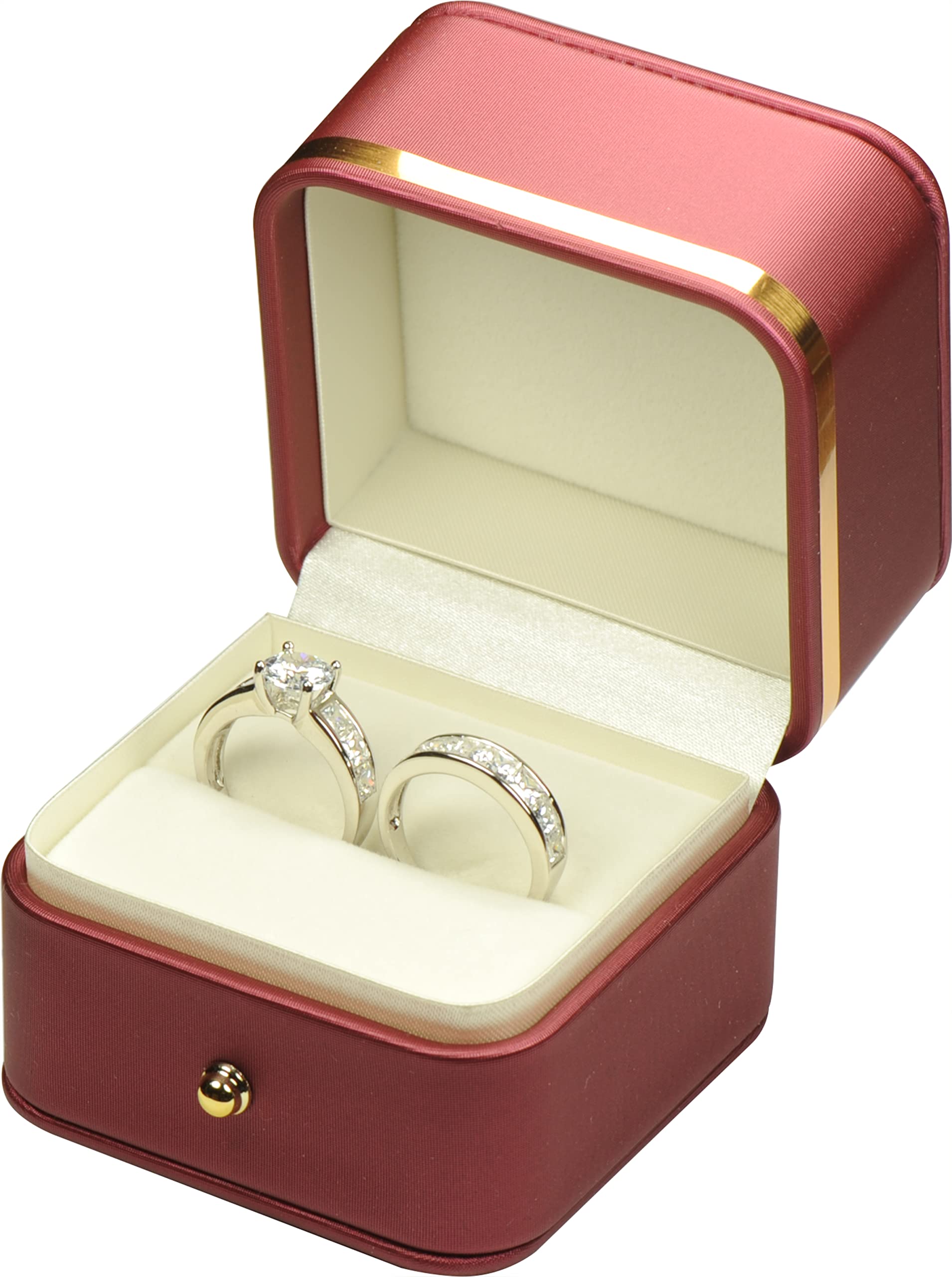 その他 PAIR RINGS JEWELRY BOX Amazon.com: The Jewellery Pak Ring Box for Wedding Proposal