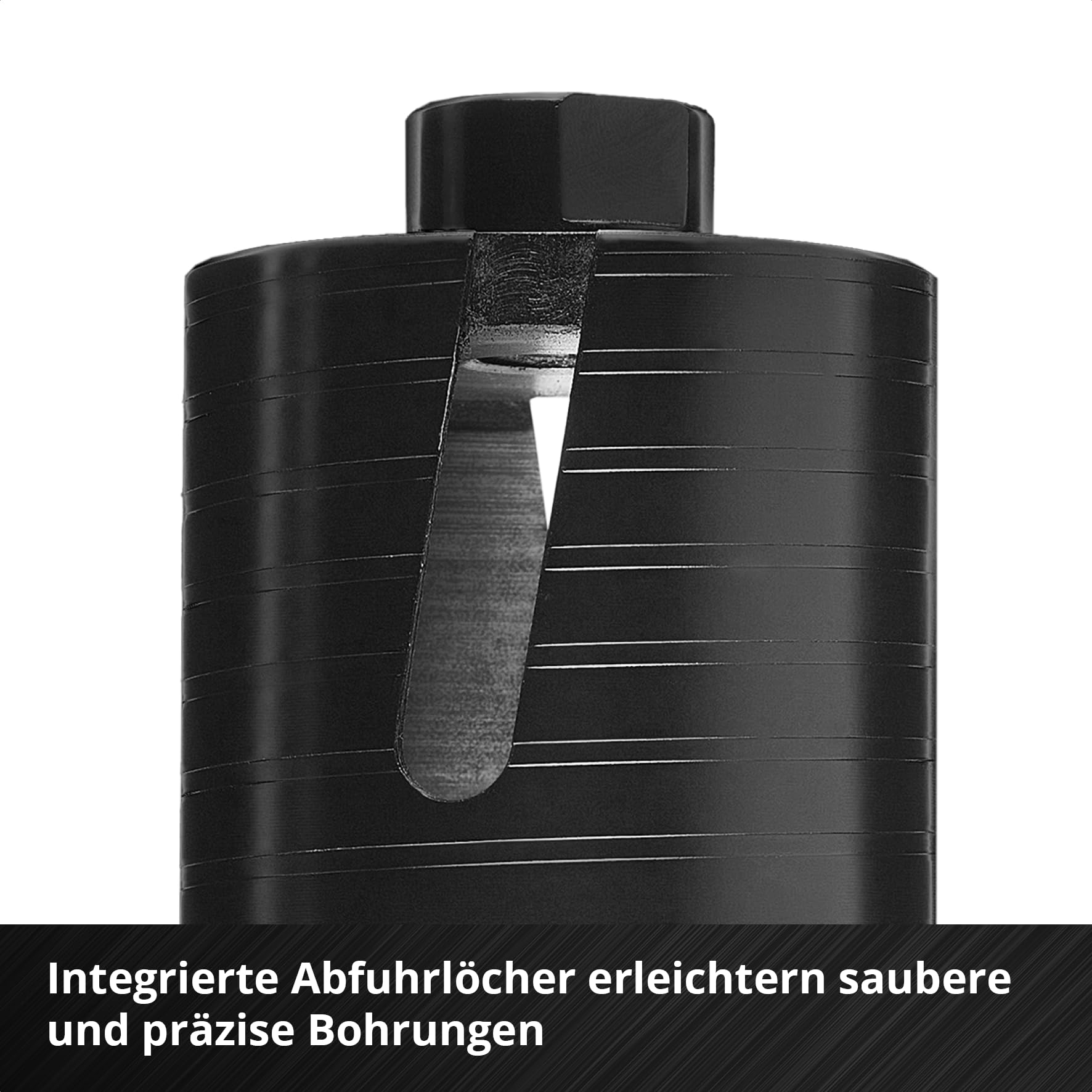 Original Einhell Diamant-Hohlbohrkrone Ø 68 mm (Diamantsegmente, effiziente Staubabfuhr, Adapter, exakte Bohrführung, SDS-Plus Schaft)