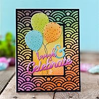 Vista 31 de Plantillas de corte con marco de fondo 3D, plantillas metálicas para álbumes de recortes, herramientas de manualidades DIY, plantilla de repujado