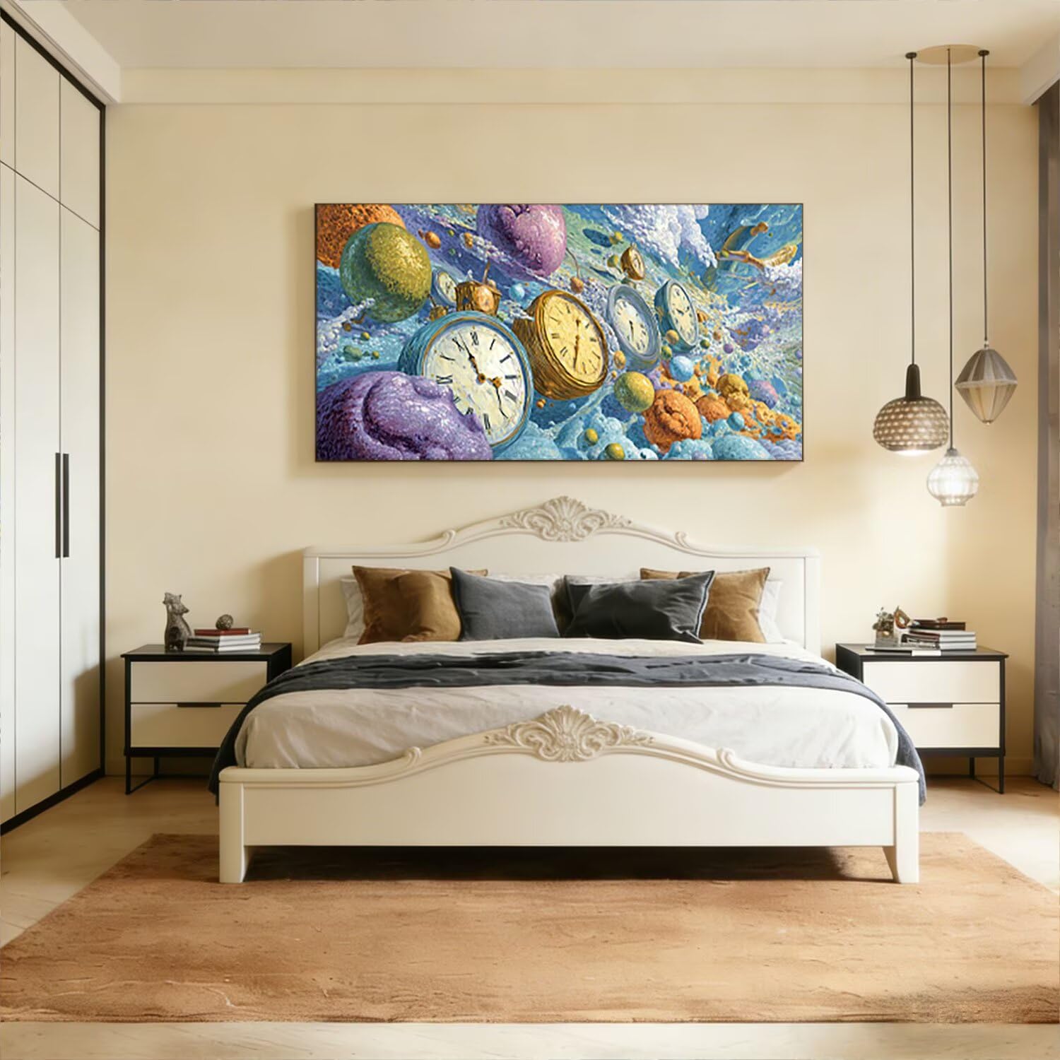 Malowanie według numerów dla dorosłych, duży rozmiar DIY płótno akrylowe zestawy malarskie 80 x 160 cm z pędzlami i pigmentami, kreatywna dekoracja ścienna do domu, początkujące dzieci, abstrakcyjny