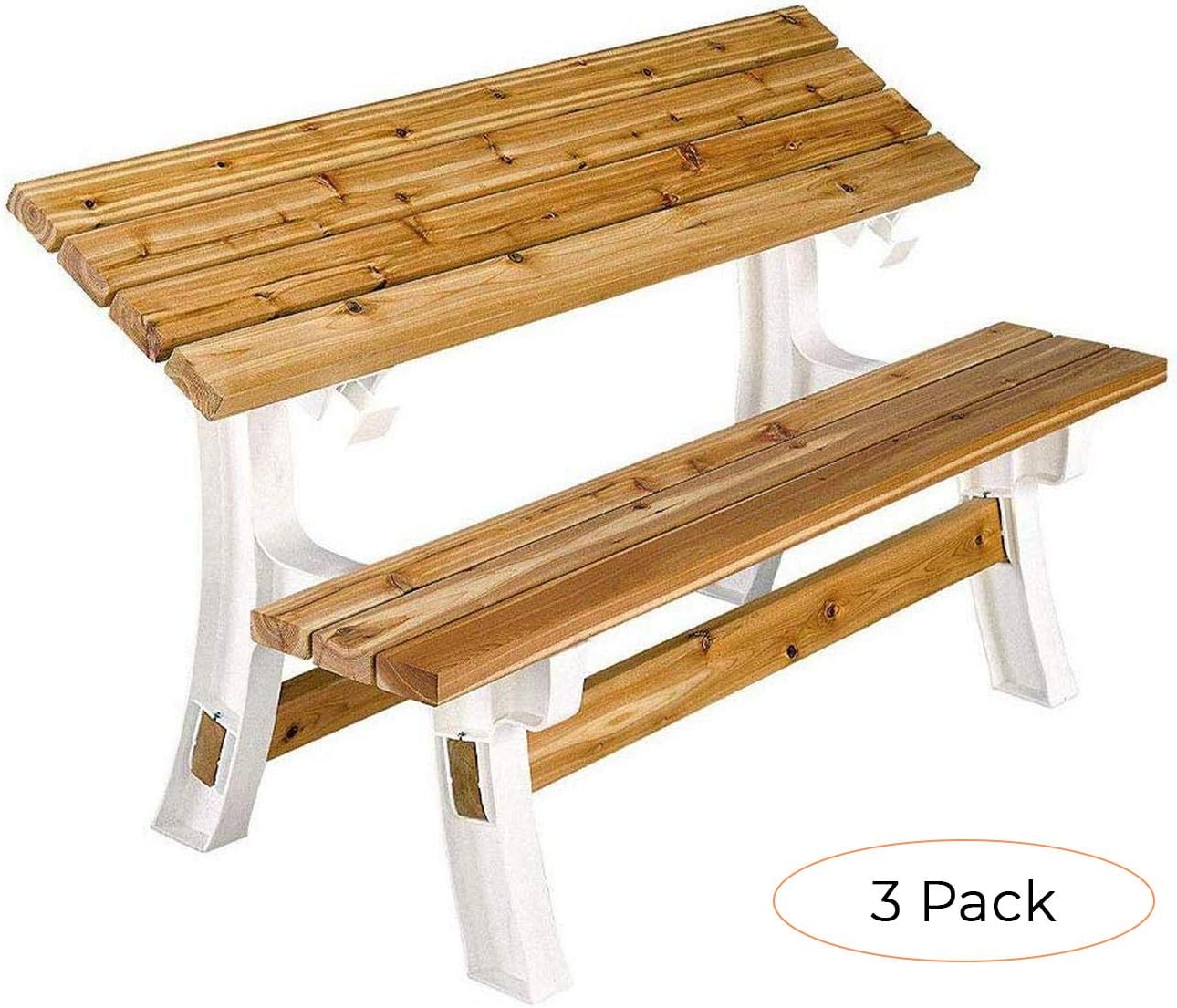 2x4basics 90110ONLMI Custom Flip Top Bench to Table, Sand